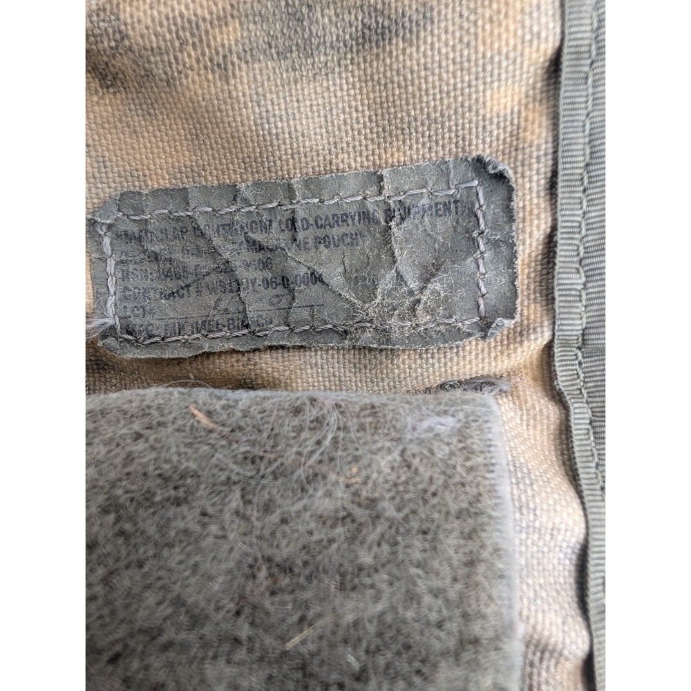 US Milttary ACU MOLLE II Bandoleer, Triple Mag, Assorted Pouches - 7 total items - Picture 3 of 16